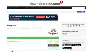 Vanguard down? Current problems and outages | Downdetector