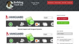 Remote Support with Vanguard Systems – Bulldog Technologies, Inc