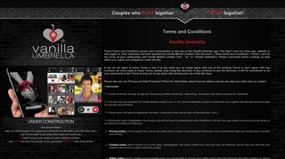 Terms and Conditions - Vanilla-Umbrella