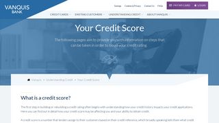A Guide on How to Improve Your Credit Score - Vanquis