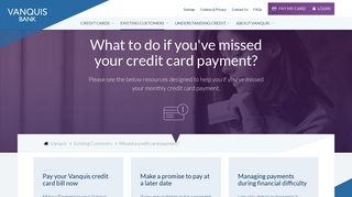 What If I Miss My Credit Card Payment - Vanquis Customers