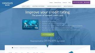 Apply for a Vanquis Credit Card - Vanquis Bank
