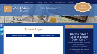 My Account Login | Vantage Bank