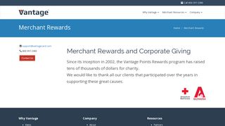 Merchant Rewards - Vantage Card Services