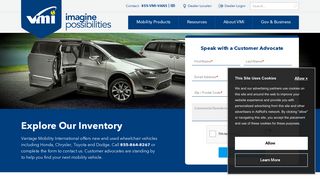 Wheelchair Vehicles for Sale | Vantage Mobility International