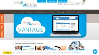 Vantage - Online Accountancy Software | Nixon Williams Accountancy