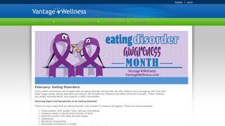 Monthly Awareness - Vantage Wellness