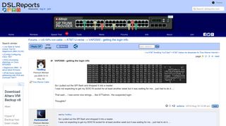 VAP2500 - getting the login info - AT&T U-verse | DSLReports Forums