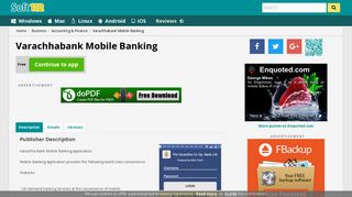 Varachhabank Mobile Banking Free Download