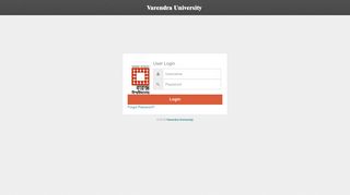 Varendra University Online App. Login