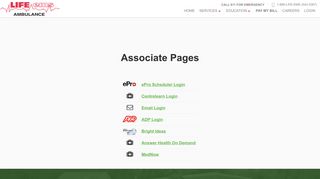 Associate Pages - Life Ems
