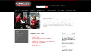 Links to Useful Sites - Superior Ambulance Service
