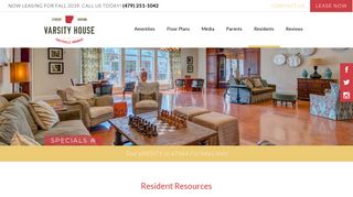 Your Resident Resources | Varsity House at Fayetteville