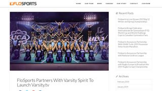 FloSports Partners With Varsity Spirit To Launch Varsity.tv - FloSports