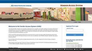 NYCSCA - Vendor Access System (VAS)