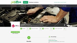 Jobs | Vast-Auto Distribution | Corporate profile | jobillico.com