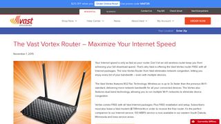 The Vast Vortex Router – Maximize Your Internet Speed - Vast