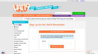 Vat19.com: Sign up for our Email Newsletter