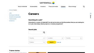 Careers - Vattenfall