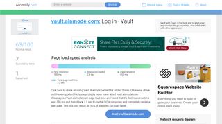 Access vault.alamode.com. Log in - Vault