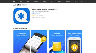Vault - Hide photos & videos on the App Store - iTunes - Apple