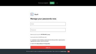 Signup for Free trial - Password Management Sofware - Zoho Vault