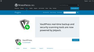 VaultPress | WordPress.org