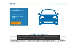 Vauxhall Insurance | esure