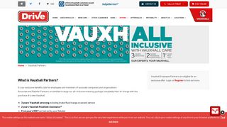 Vauxhall Partners Discount Programme | UK | Drive Vauxhall