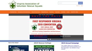 Virginia Association of Volunteer Rescue Squads: Home Page
