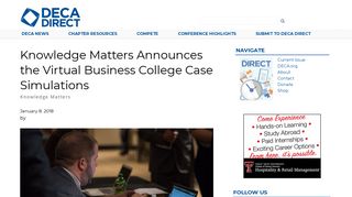 Knowledge Matters Announces the Virtual Business College Case ...