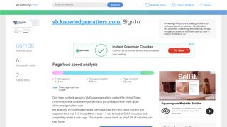 Access vb.knowledgematters.com. Sign In