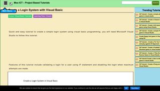 Create a Login System with Visual Basic Moo ICT – Project Based ...