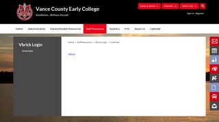 Vbrick Login / Overview - Vance County Schools