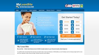 MyLoanSite #1: My Loan Site - Fast Cash - Payday Loan