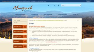 VC Alert | Moorpark, CA - Official Website - City of Moorpark