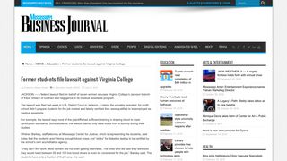 Former students file lawsuit against Virginia College - Mississippi ...