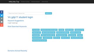Vc gdp11 student login Search - InfoLinks.Top