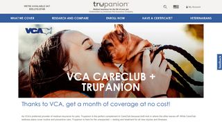VCA CareClub & Trupanion