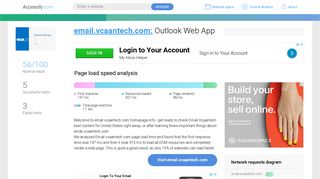 Access email.vcaantech.com. Outlook Web App