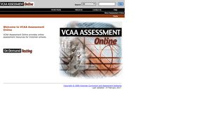 VCAA Assessment Online Home