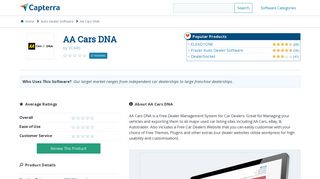AA Cars DNA - Capterra