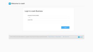 Login to vcash Business