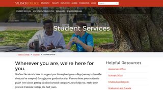 Student Services | Valencia College | Valencia College