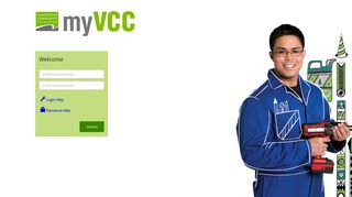 VCC - Welcome. Sign In to your account.