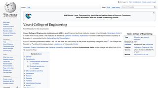Vasavi College of Engineering - Wikipedia