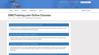 DWC - DWCTraining.com Online Courses