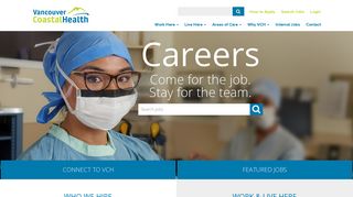 Vancouver Coastal Health: Healthcare Jobs | Medical Jobs