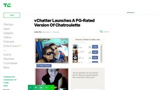 vChatter Launches A PG-Rated Version Of Chatroulette | TechCrunch