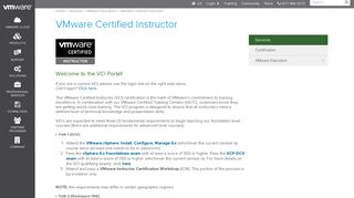 VMware Certified Instructor